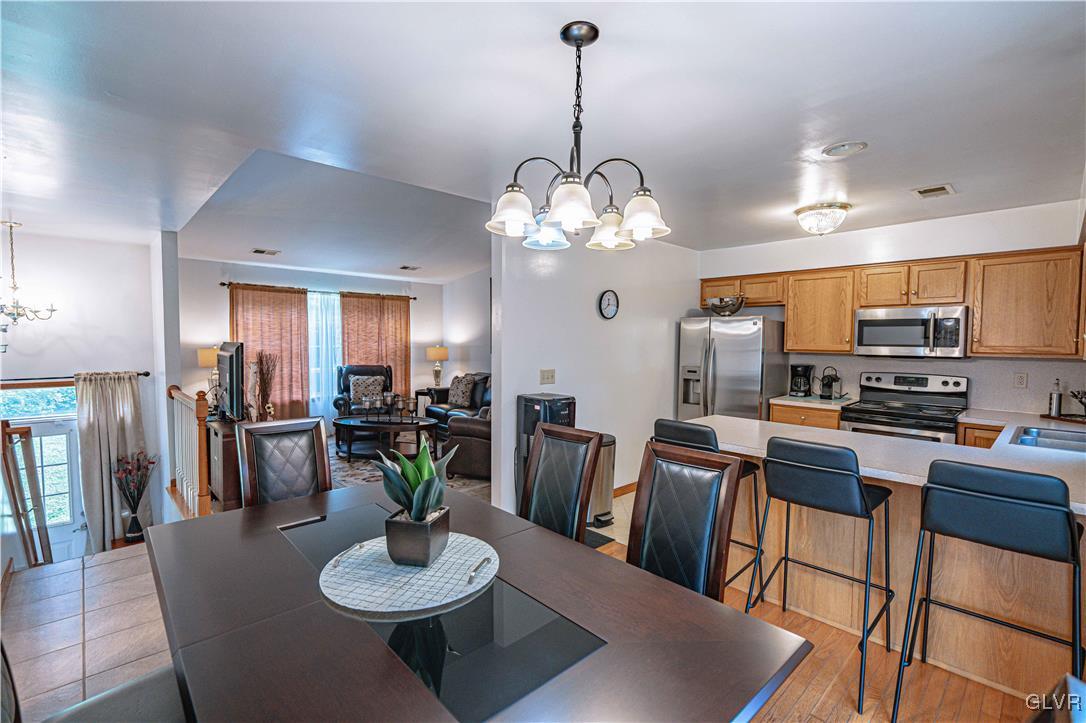 1038 Clover Road South Long Pond, PA 18334 - Photo 11 of 39 Kitchen and dining area