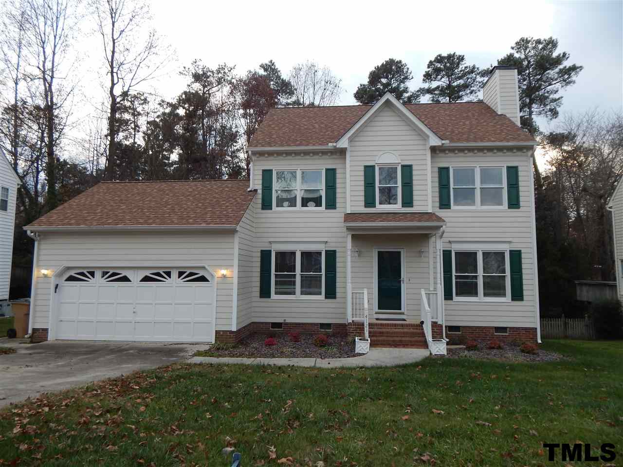 4121 Fowler Ridge Drive Raleigh, NC 27616 - Photo 1 of 20 front view of a house with a yard