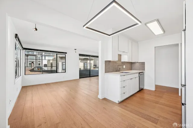 a view of parking garage