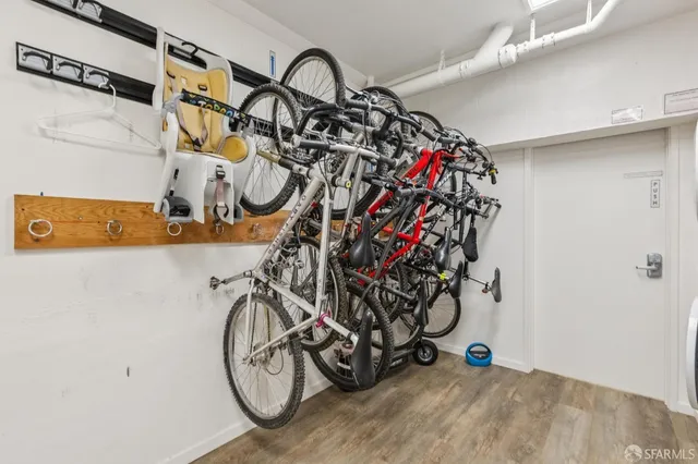 a front view of a building with balcony