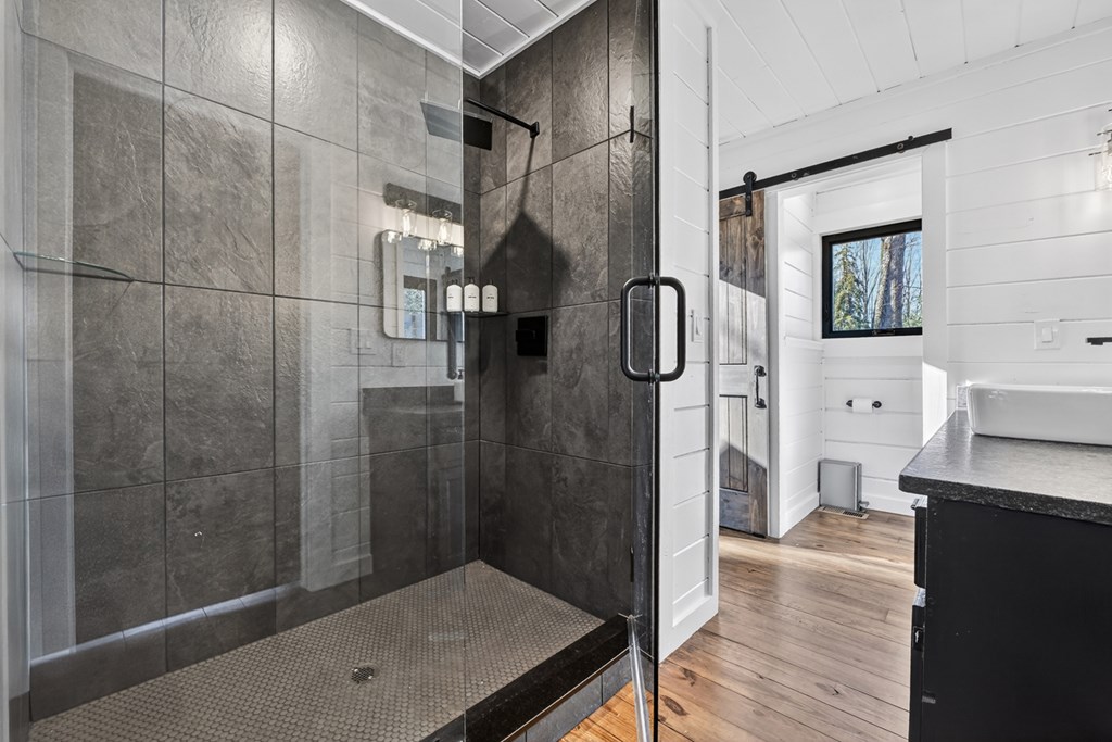 427 Green Ridge Road Blue Ridge, GA 30513 - Photo 22 of 53 a bathroom with a shower