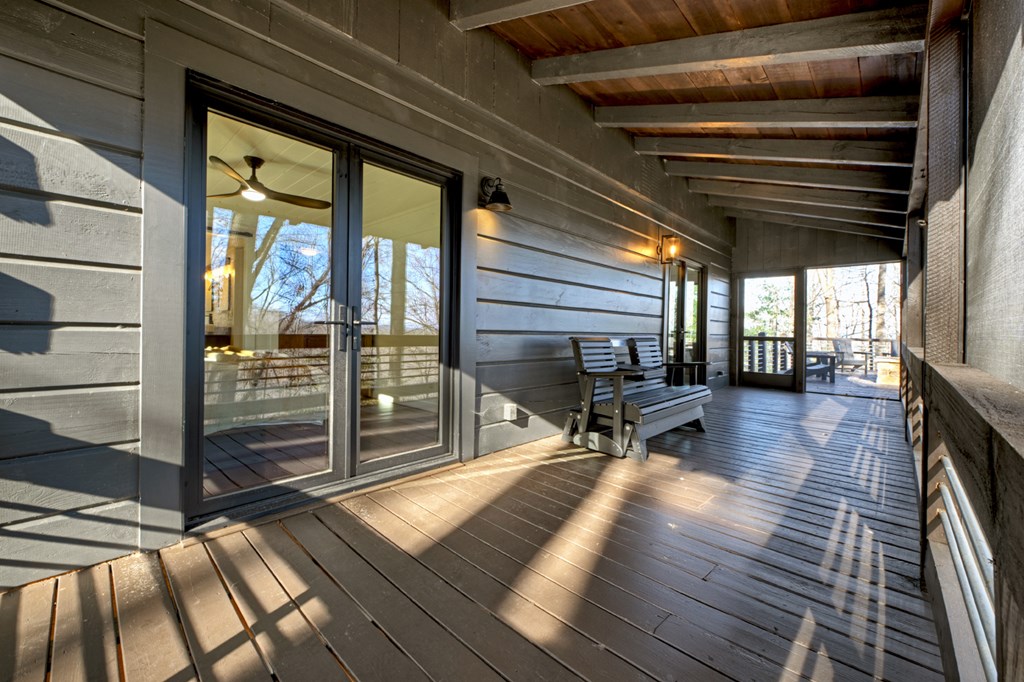 427 Green Ridge Road Blue Ridge, GA 30513 - Photo 52 of 53 a view of a porch with wooden floor