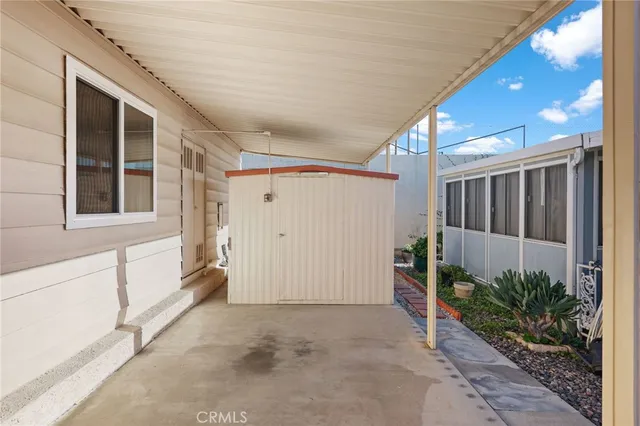 a view of an entrance to house