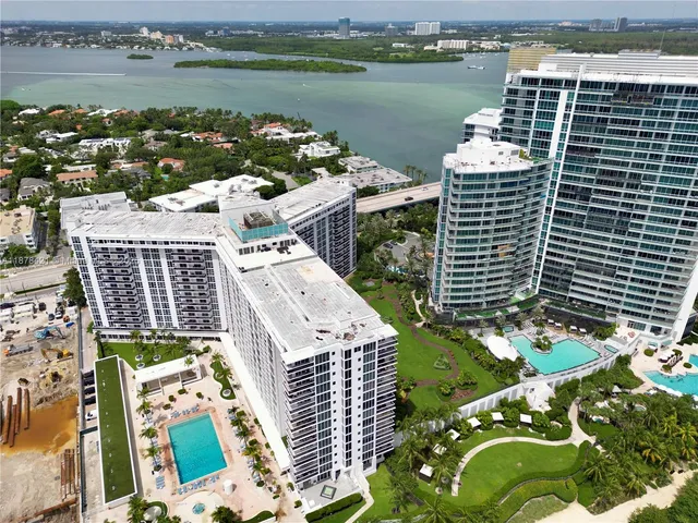 a view of a city with tall buildings