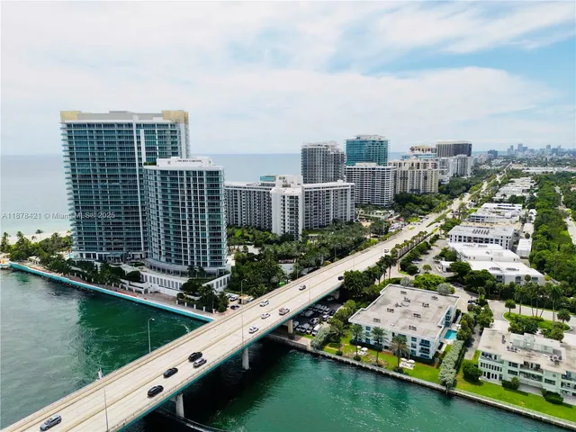 a view of a city with tall buildings