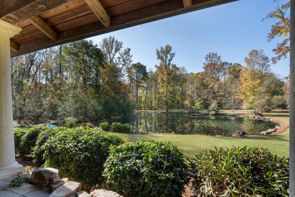 5185 Buice Road Alpharetta, GA 30022 - Photo 28 of 32 a view of lake from a window