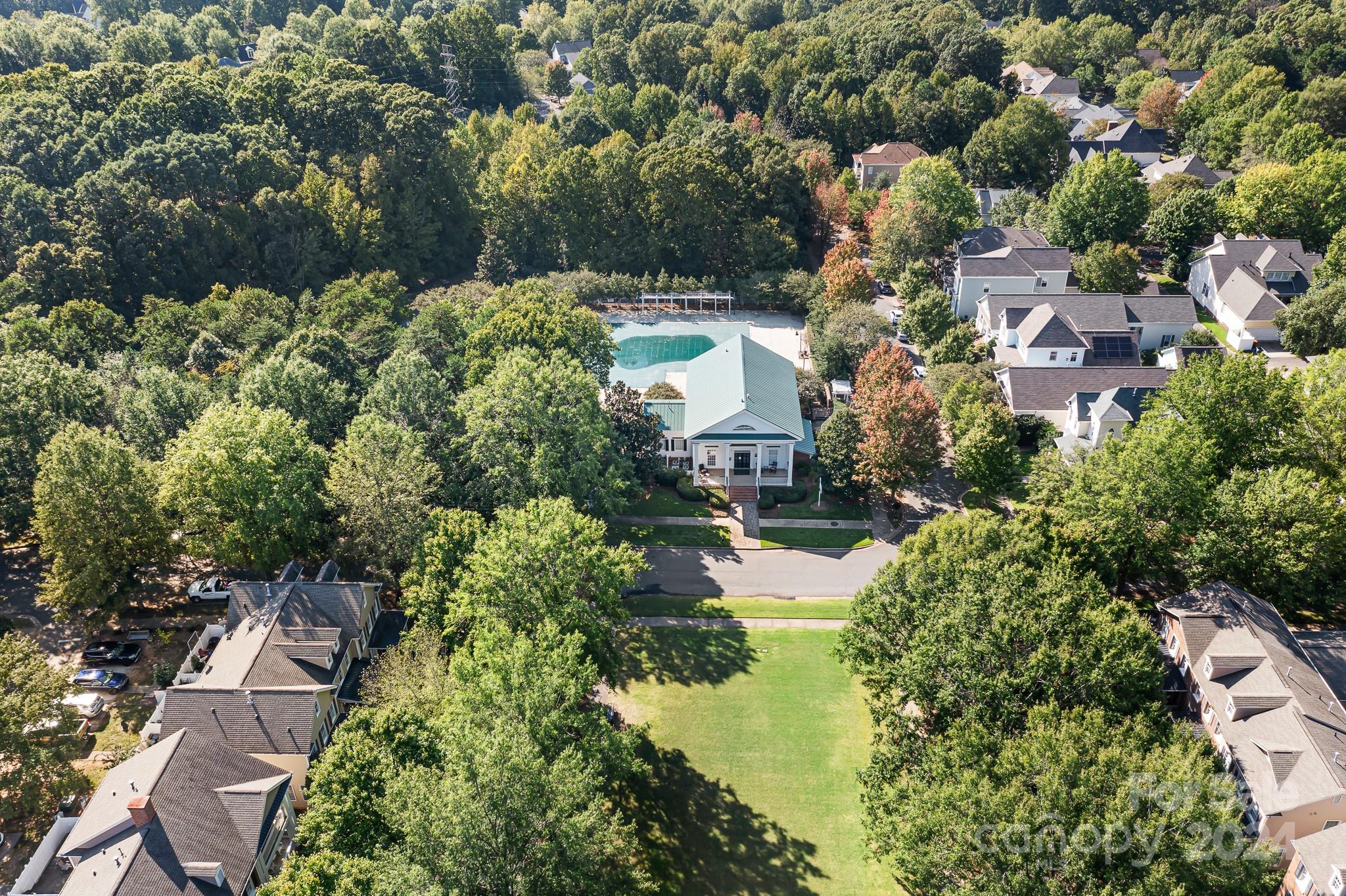 2607 Nations Commons Street Fort Mill, SC 29708 - Photo 36 of 40 an aerial view of residential house with outdoor space and swimming pool