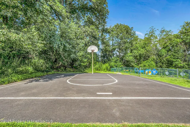 a view of a basketball court