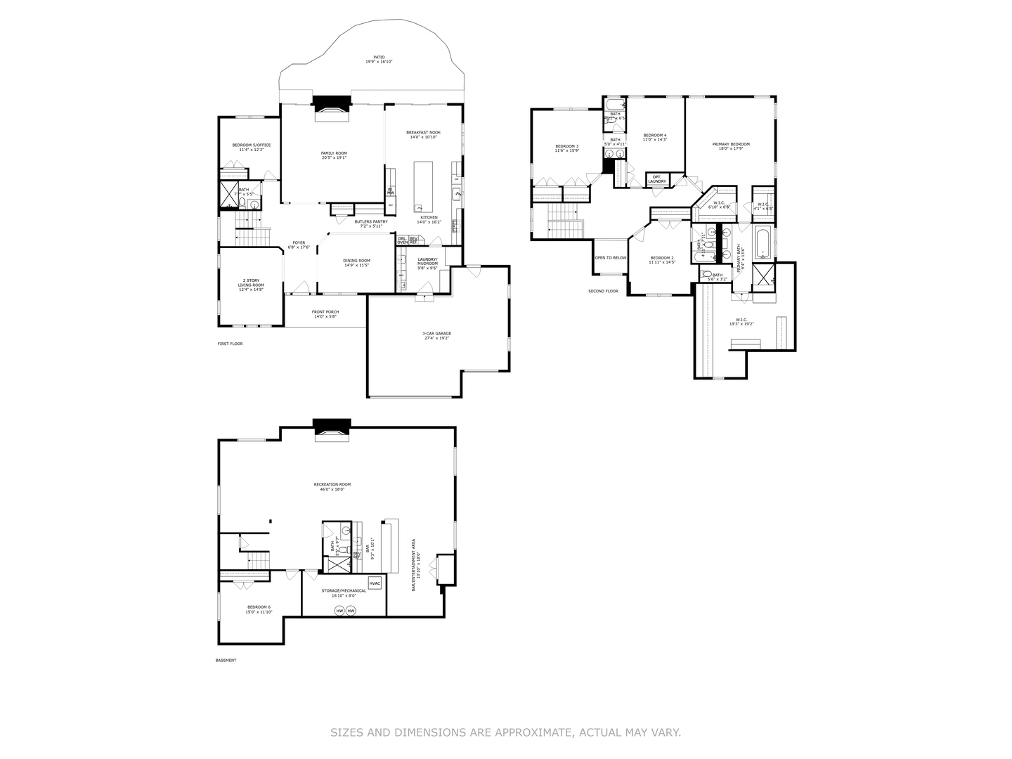 2215 Pinehurst Drive Glenview, IL 60025 - Photo 31 of 31 a picture of a floor plan