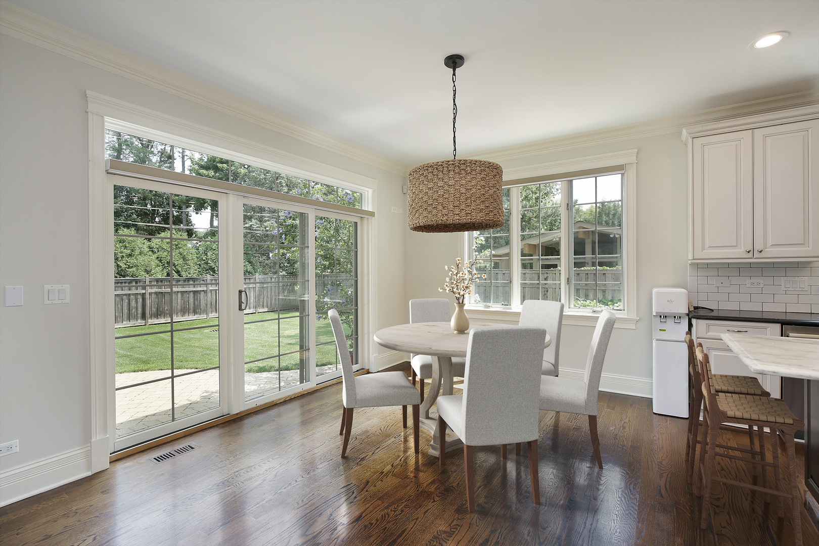 2215 Pinehurst Drive Glenview, IL 60025 - Photo 5 of 31 a view of a dining room with furniture window and wooden floor