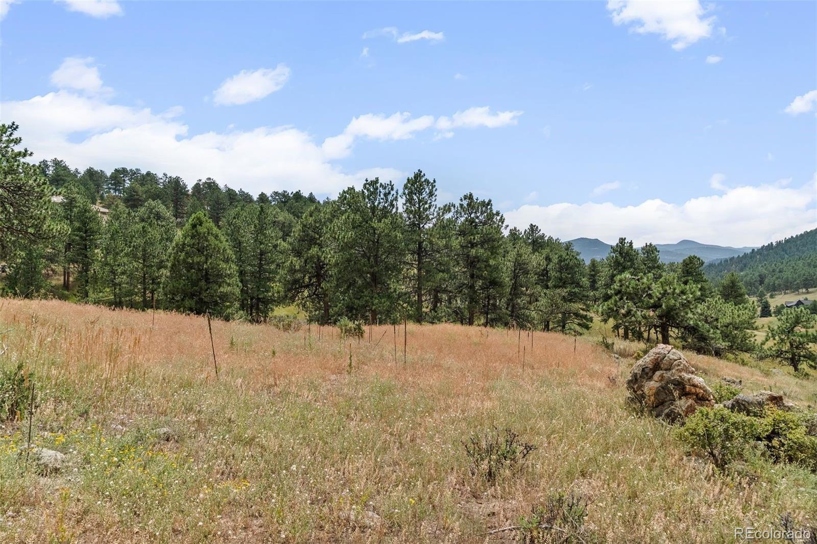 1162 Swede Gulch Road Evergreen, CO 80439 - Photo 15 of 27 a view of an outdoor space with mountain view