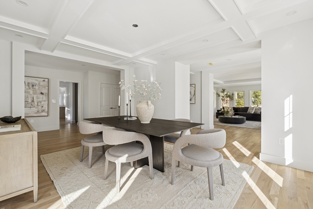 873 Chestnut Street Newton, MA 02468 - Photo 14 of 22 a view of a dining room with furniture and wooden floor