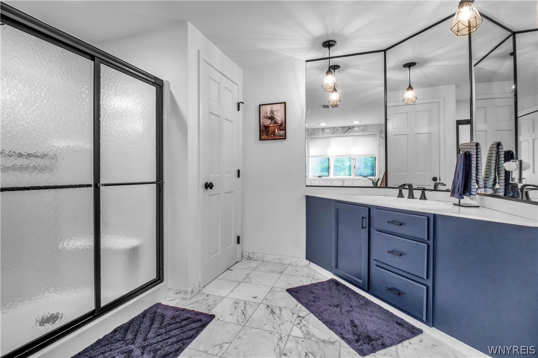 5555 Kraus Road Clarence, NY 14031 - Photo 33 of 50 Large Shower & Vanity
