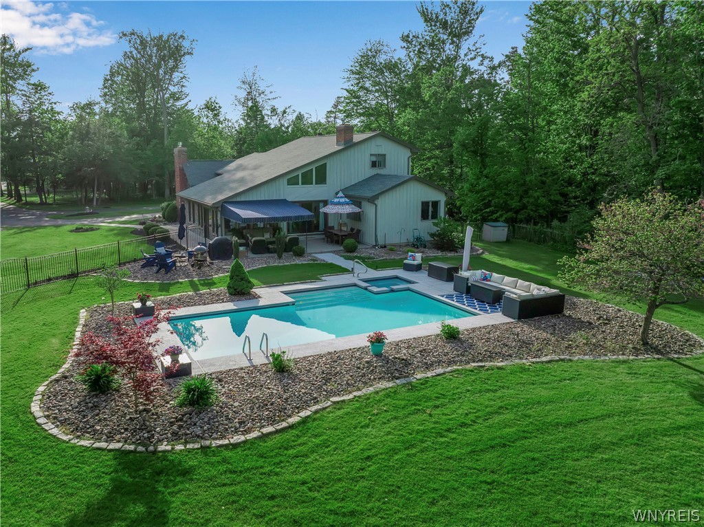 5555 Kraus Road Clarence, NY 14031 - Photo 40 of 50 Pool Aerial View