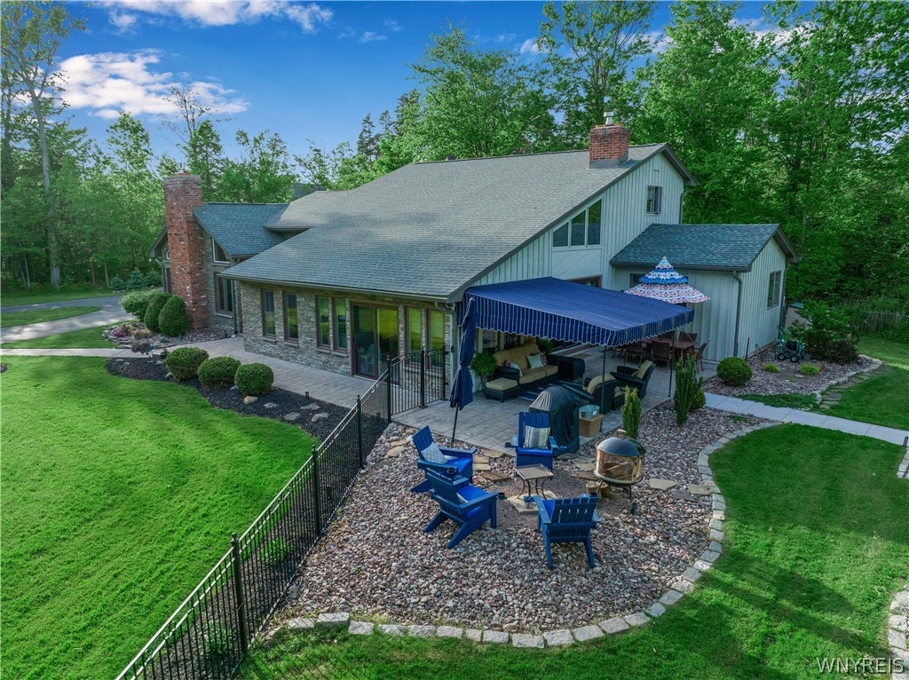 5555 Kraus Road Clarence, NY 14031 - Photo 42 of 50 Fire Pit Aerial View