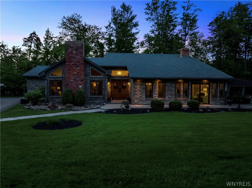 5555 Kraus Road Clarence, NY 14031 - Photo 47 of 50 Twilight - Front Exterior