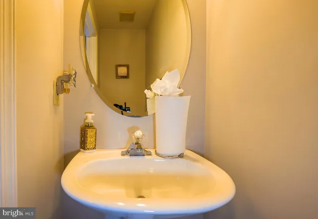 a bathroom with a sink