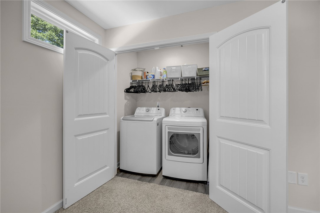 430 Johnson Road Central, SC 29630 - Photo 24 of 36 A dedicated laundry closet offers convenient access to washing and drying.