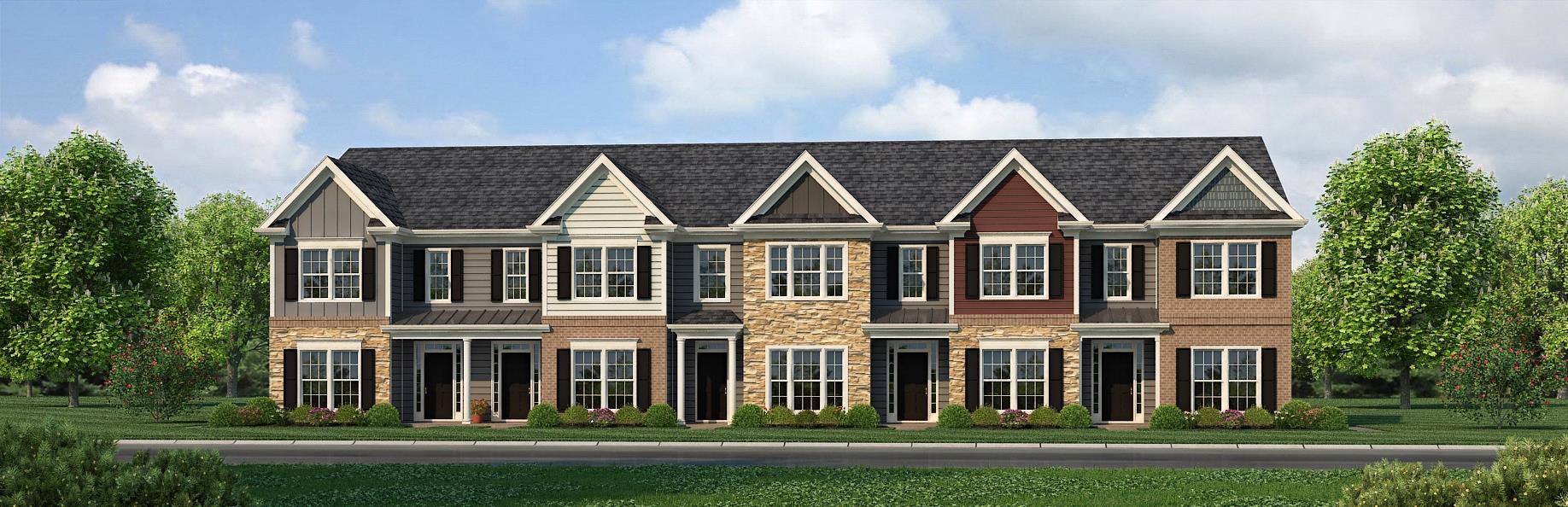 312 Manor Row Pleasant View, TN 37146 - Photo 1 of 2 The Medforde Townhome 5 Unit Building. This photo is a rendering; "Colors and options may vary"
