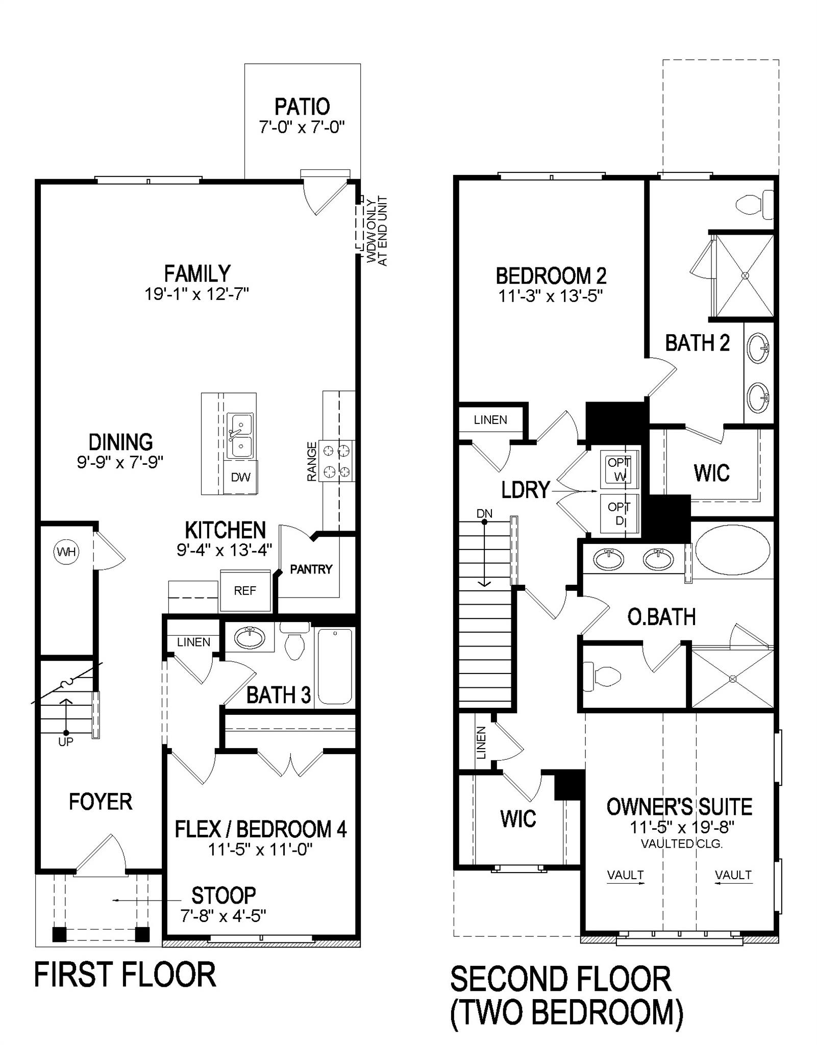 312 Manor Row Pleasant View, TN 37146 - Photo 2 of 2 The Medforde Townhome 3 bedroom plan. This photo is a rendering; "Colors and options may vary"