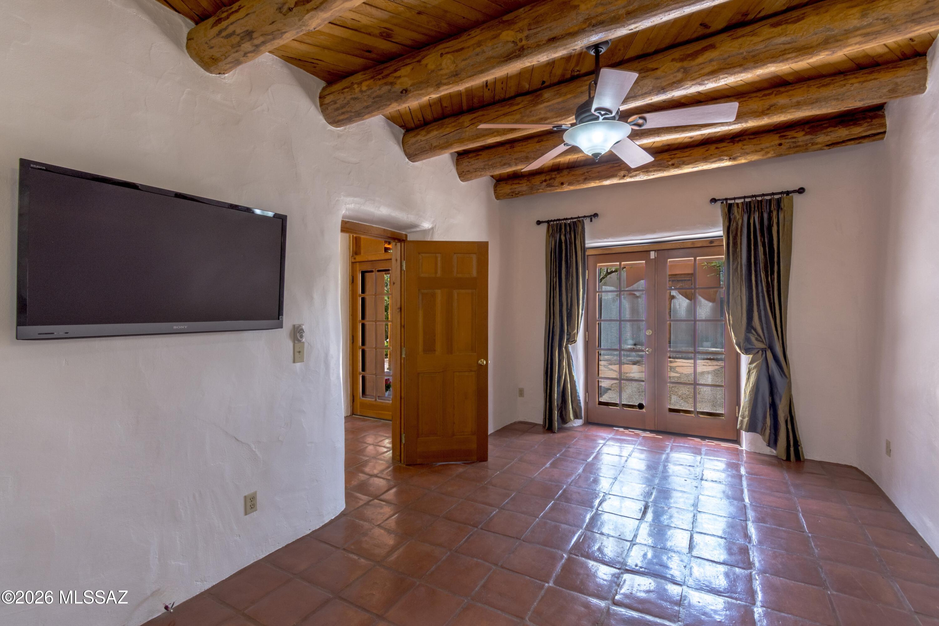 5092 East Fort Lowell Road Tucson, AZ 85712 - Photo 14 of 37 Primary Bedroom - Rear Yard French Doors