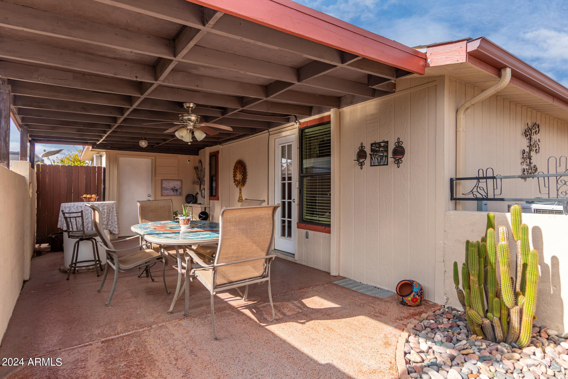 3500 South Tomahawk Road, Unit 195 Apache Junction, AZ 85119 - Photo 23 of 40 Master Bedroom Patio