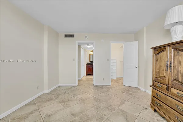 a view of an empty room