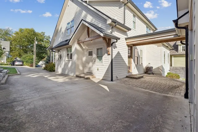 a view of a house with a park