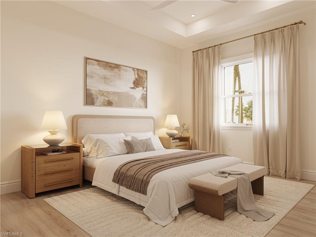 335 Burning Tree Drive Naples, FL 34105 - Photo 12 of 27 Bedroom featuring light wood-style floors and recessed lighting