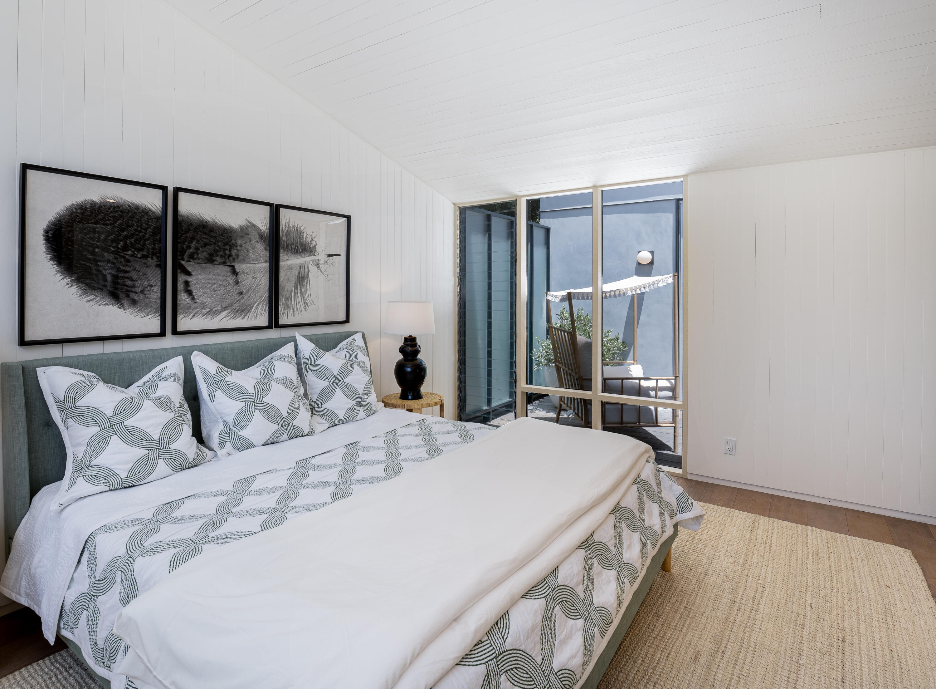 180 Hermosillo Road Montecito, CA 93108 - Photo 18 of 31 a large white bed in a white room