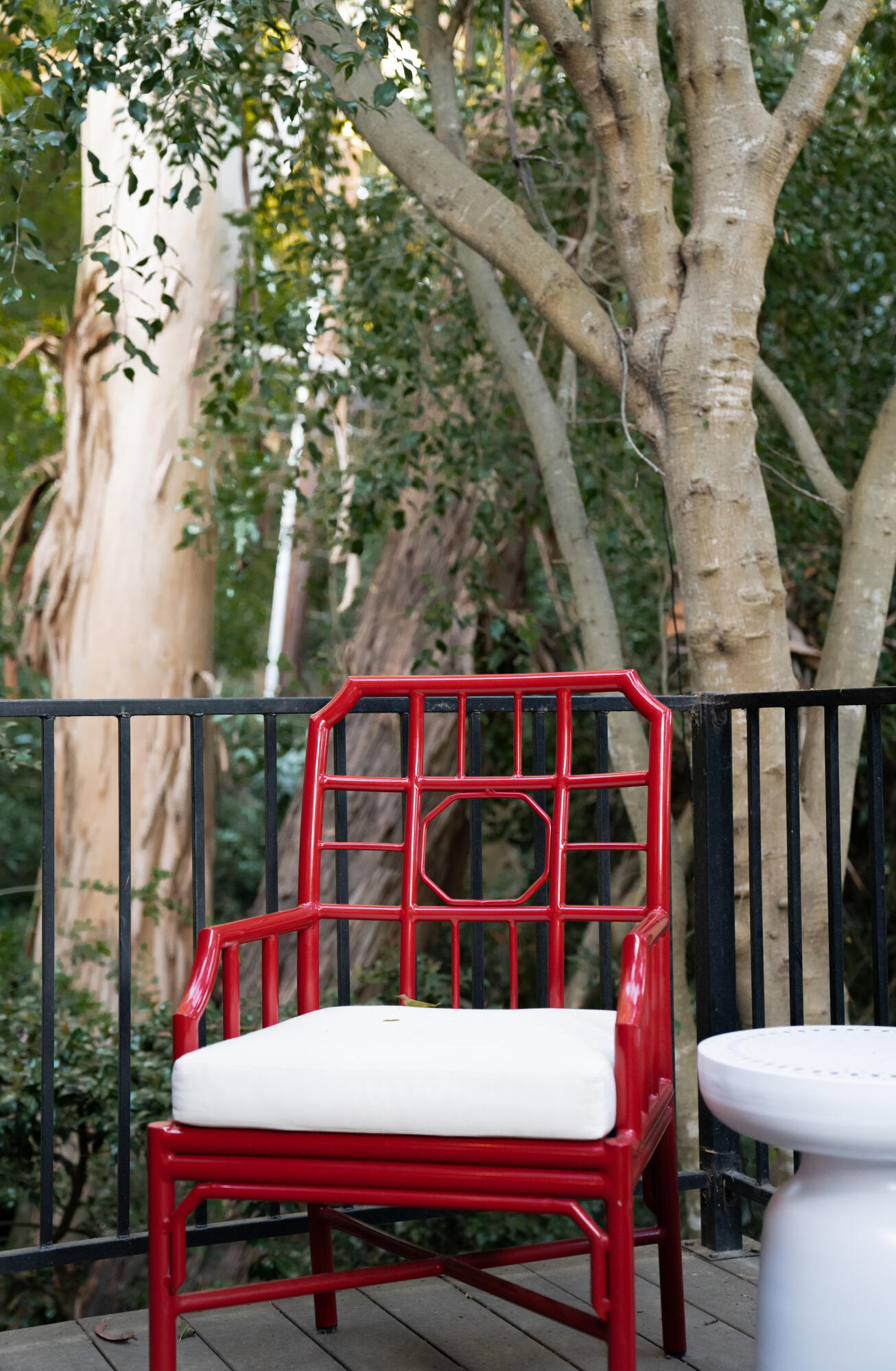 180 Hermosillo Road Montecito, CA 93108 - Photo 10 of 31 a view of a balcony with furniture