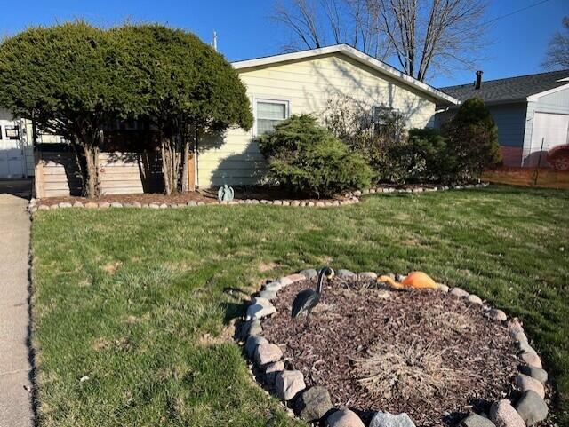 6833 Tyler Street Merrillville, IN 46410 - Photo 3 of 3 a view of a backyard
