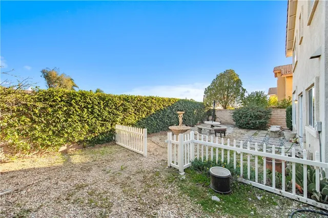 a view of an outdoor space and a yard
