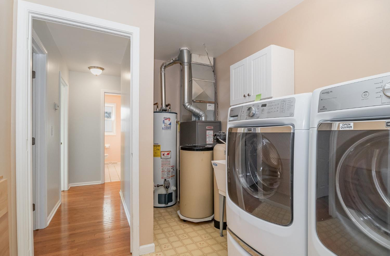 1286 Brandywine Road Crown Point, IN 46307 - Photo 19 of 30 a view of a storage and utility room with washer and dryer