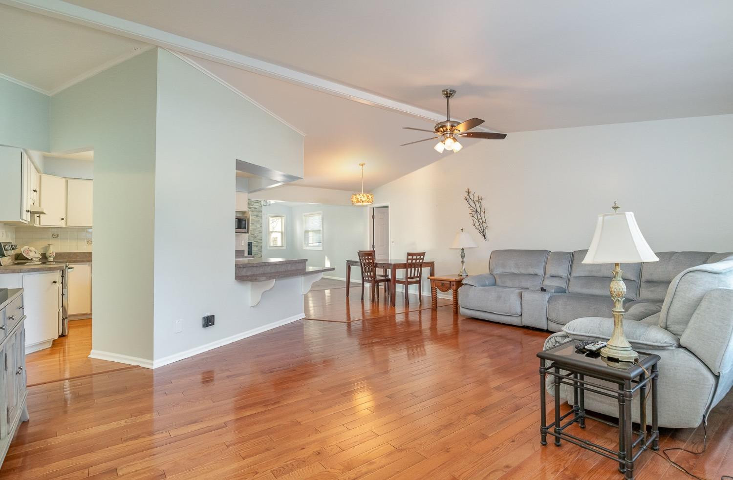 1286 Brandywine Road Crown Point, IN 46307 - Photo 3 of 30 a living room with furniture and kitchen view