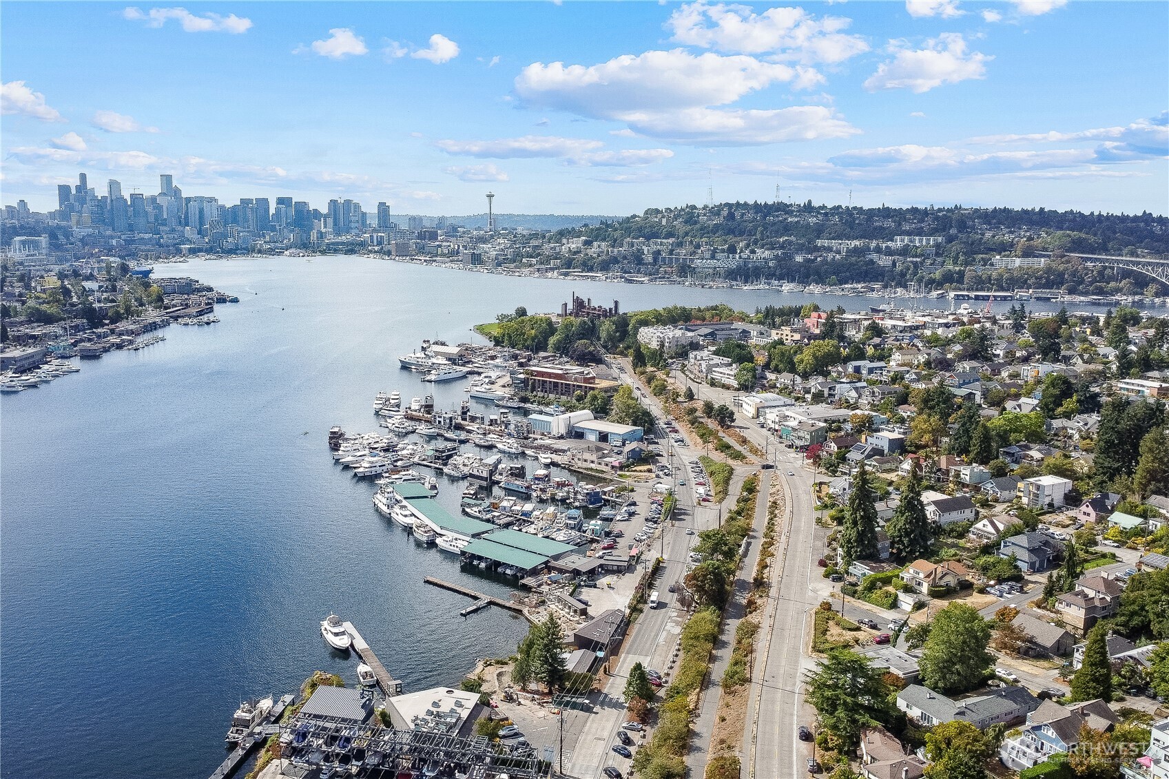 2401 North Northlake Way Seattle, WA 98103 - Photo 31 of 32 an aerial view of a city