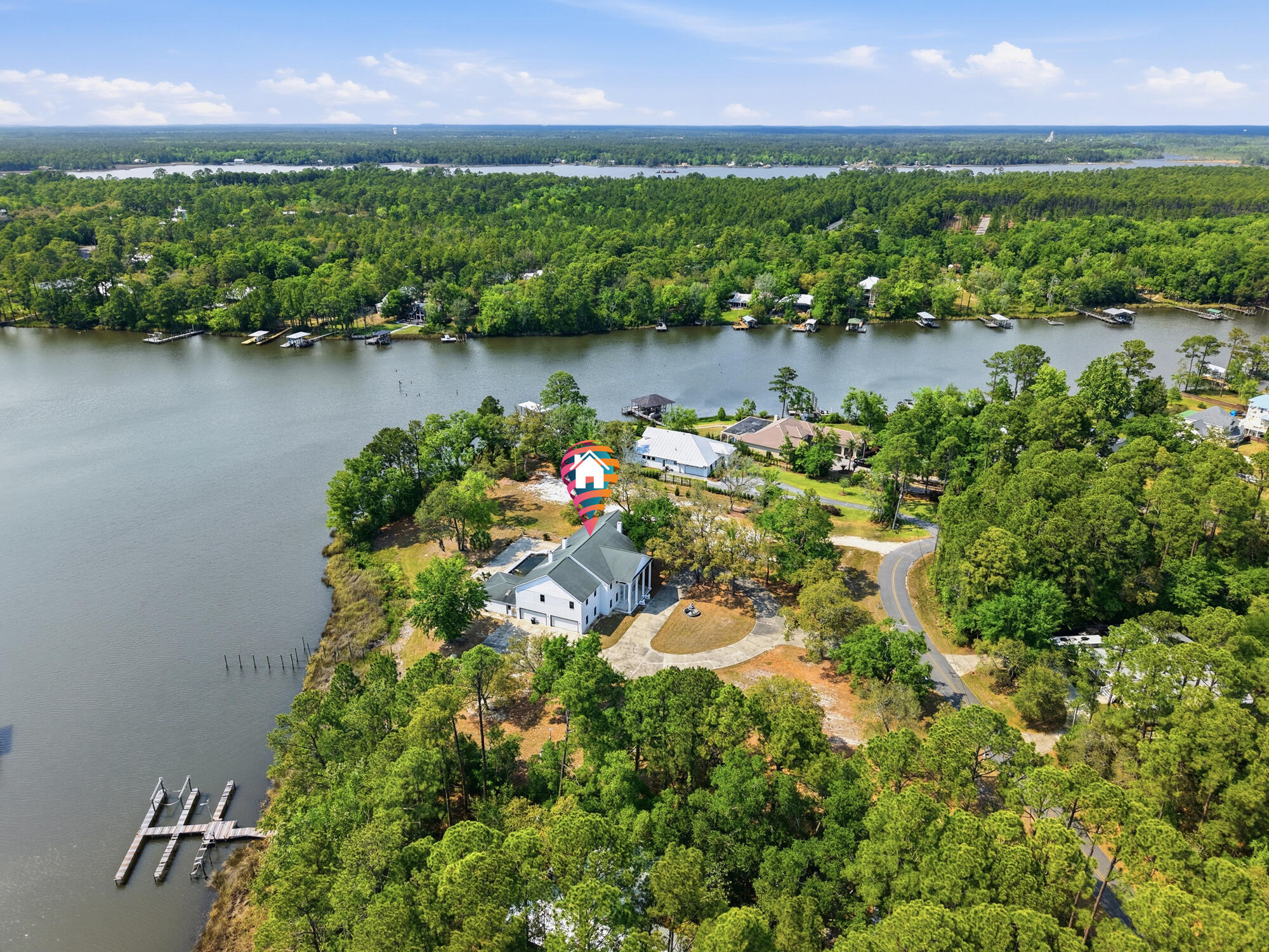 680 Mallet Bayou Road Freeport, FL 32439 - Photo 68 of 76 Aerial