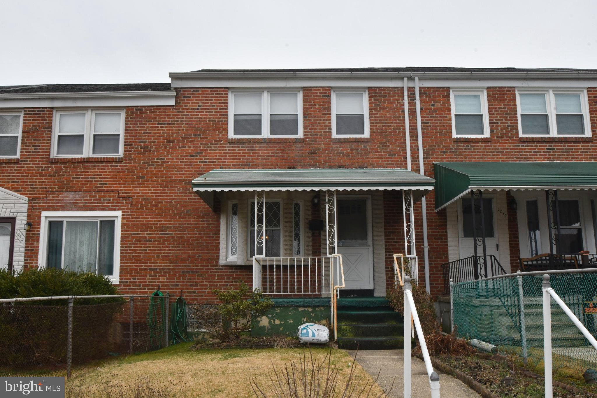 1041 Arncliffe Road Baltimore, MD 21221 - Photo 1 of 40 front view of a house