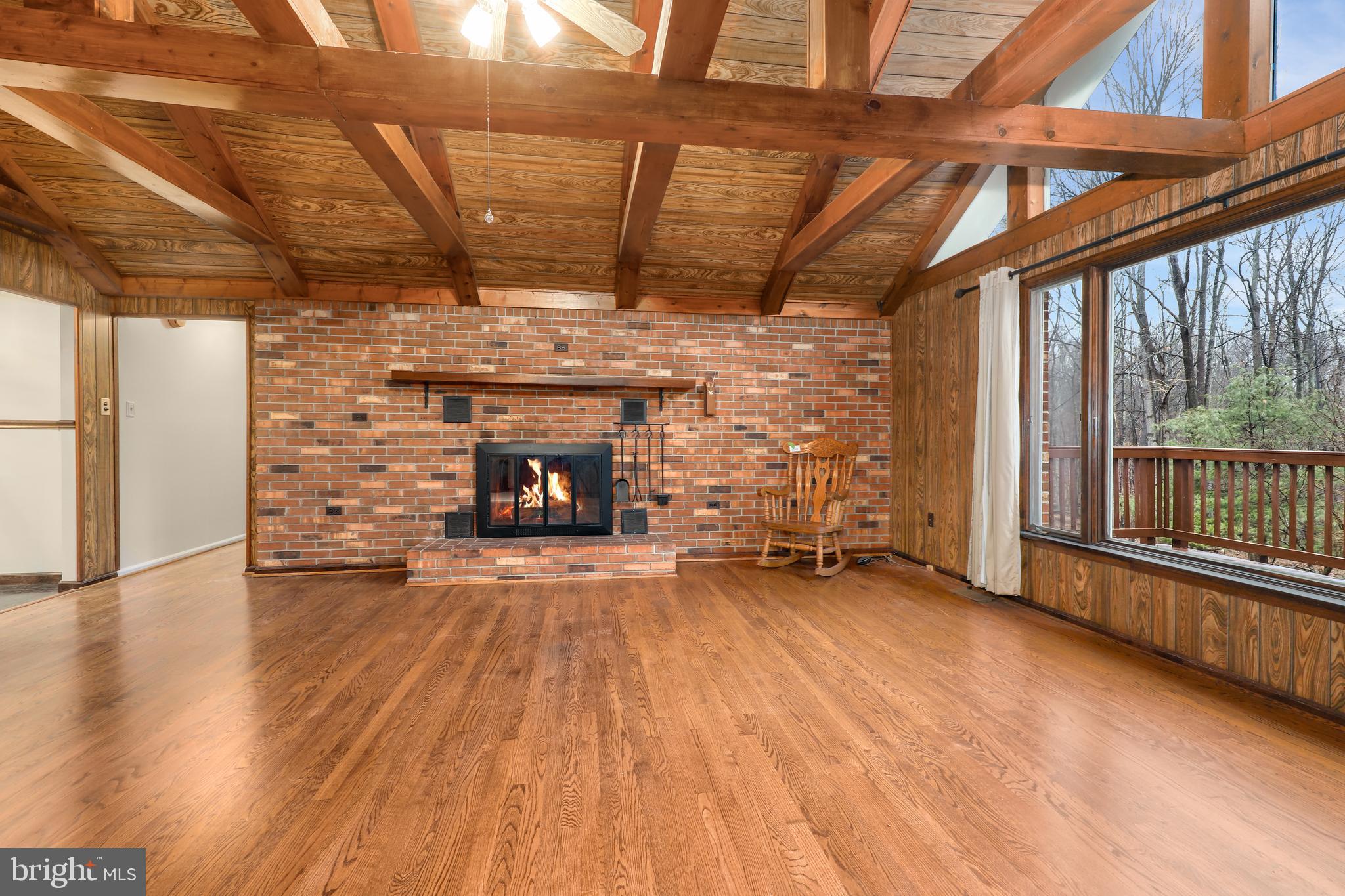 5562 Snow Mountain Road Broad Run, VA 20137 - Photo 16 of 46 Wood Burning Fireplace - Picture Window