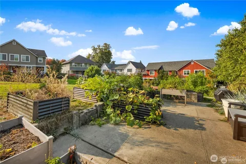 a view of a patio with swimming pool