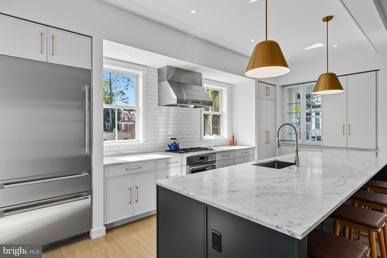 14 Pelham Road Philadelphia, PA 19119 - Photo 14 of 49 a kitchen with sink cabinets and window