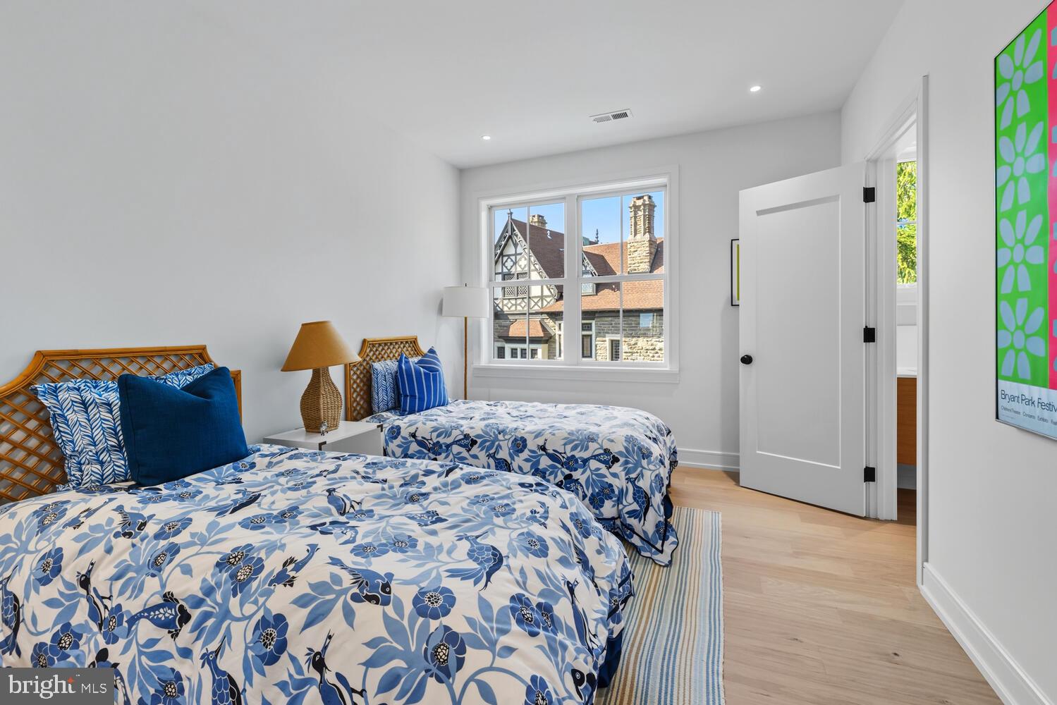 14 Pelham Road Philadelphia, PA 19119 - Photo 38 of 49 a bedroom with a large bed and a window