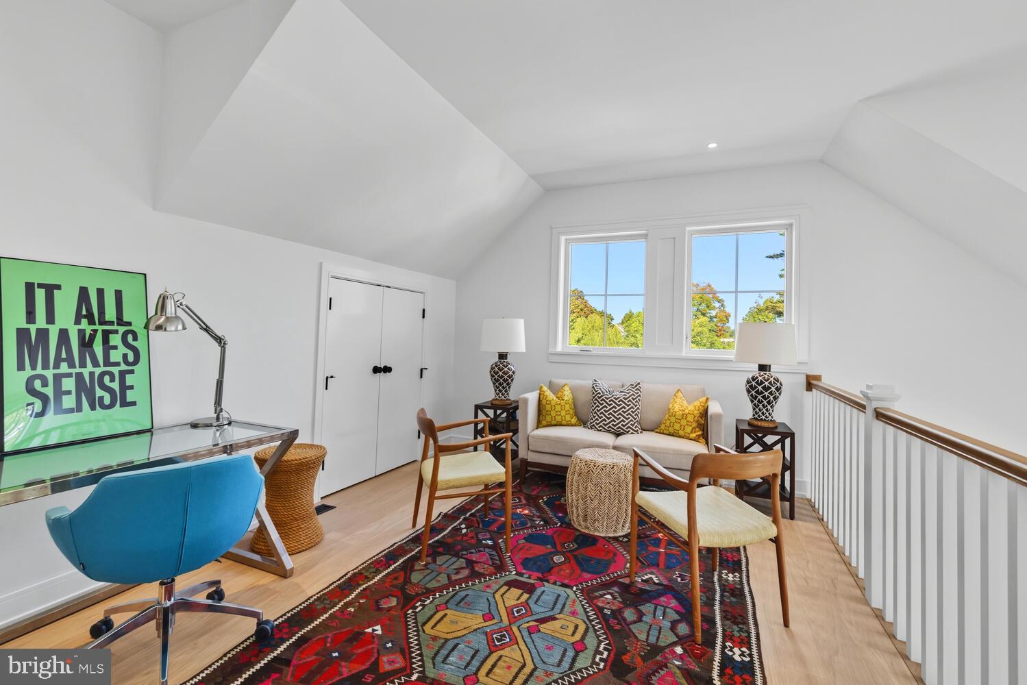 14 Pelham Road Philadelphia, PA 19119 - Photo 42 of 49 a living room with furniture and a wooden floor