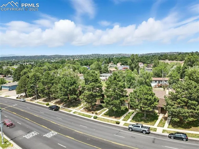 a view of a terrace view