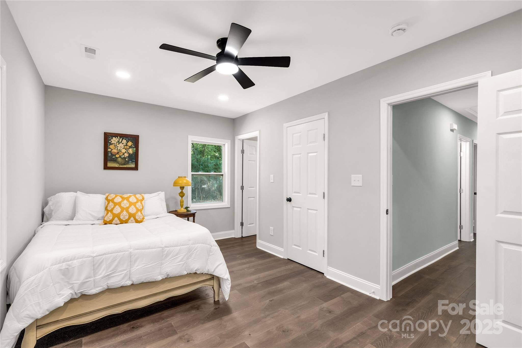 951 Confederate Avenue Lancaster, SC 29720 - Photo 21 of 29 a bedroom with a bed and a ceiling fan