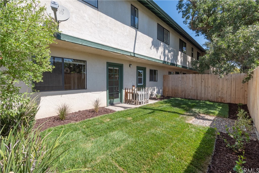 9176 Tiburon Circle, Unit 3 Atascadero, CA 93422 - Photo 15 of 16 Fenced and landscaped rear yard, Perfect for BBQ's, kid's play and entertaining