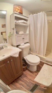 19 My Own Road Blairsville, GA 30512 - Photo 12 of 16 a bathroom with a sink toilet and shower