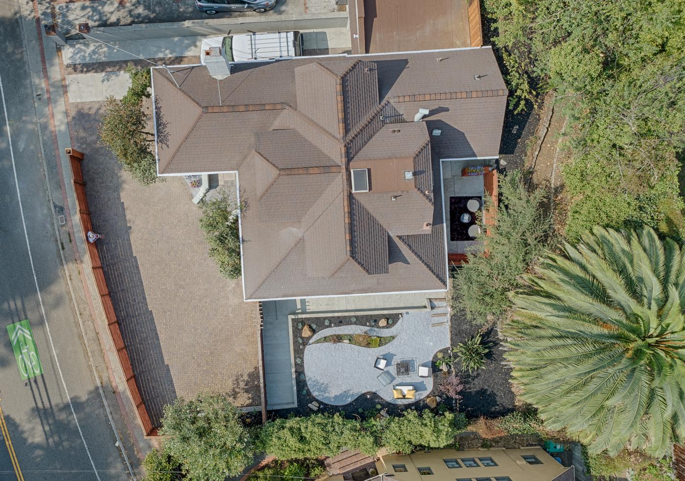 101 Tunnel Road Berkeley, CA 94705 - Photo 33 of 34 an aerial view of a house with garden space and parking