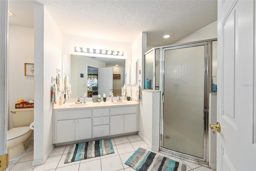 10090 Southwest 78th Court Ocala, FL 34476 - Photo 27 of 52 a bathroom with a sink mirror and toilet