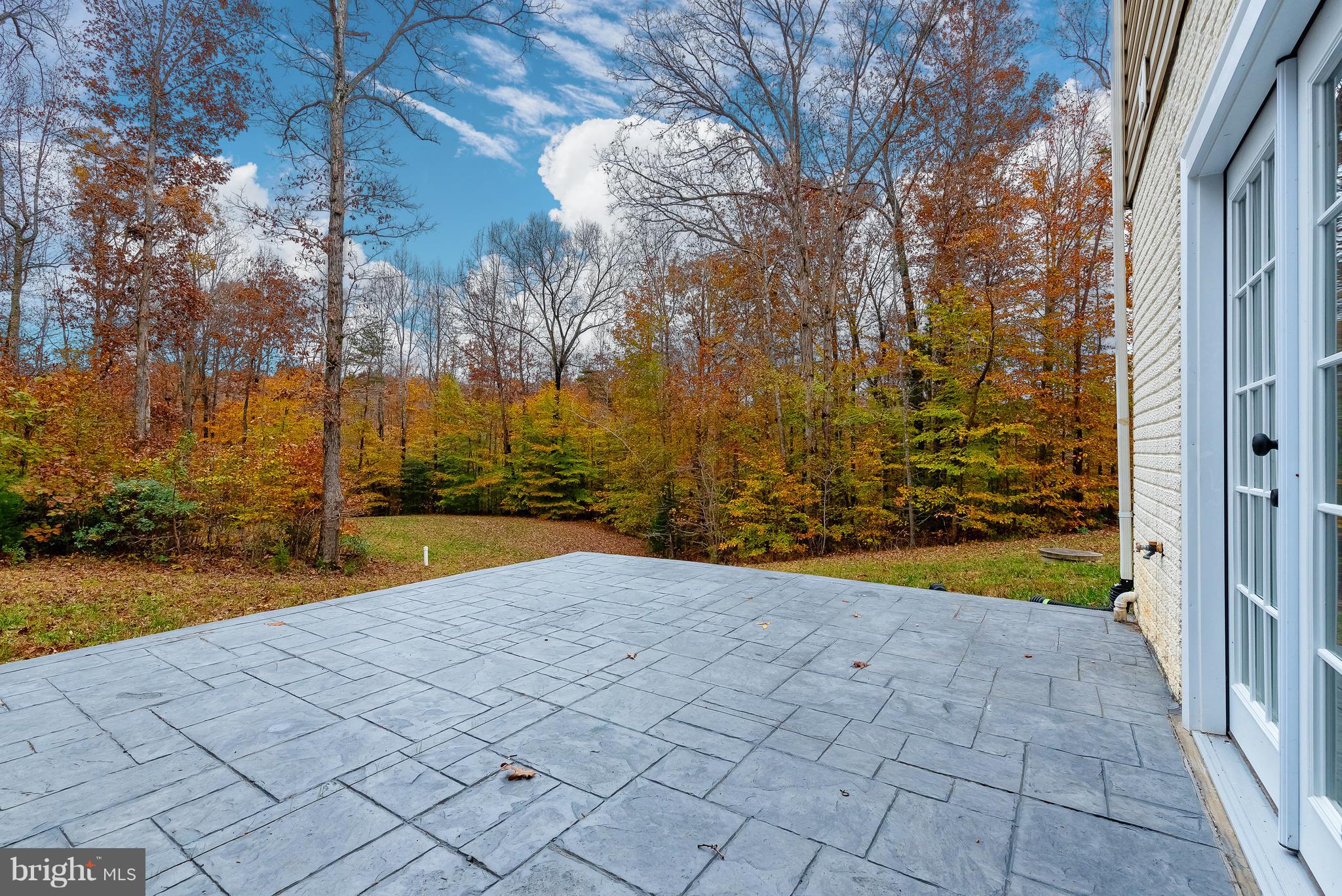 75 Marsh Run Road Fredericksburg, VA 22406 - Photo 32 of 33 Stamped Patio and Yard View